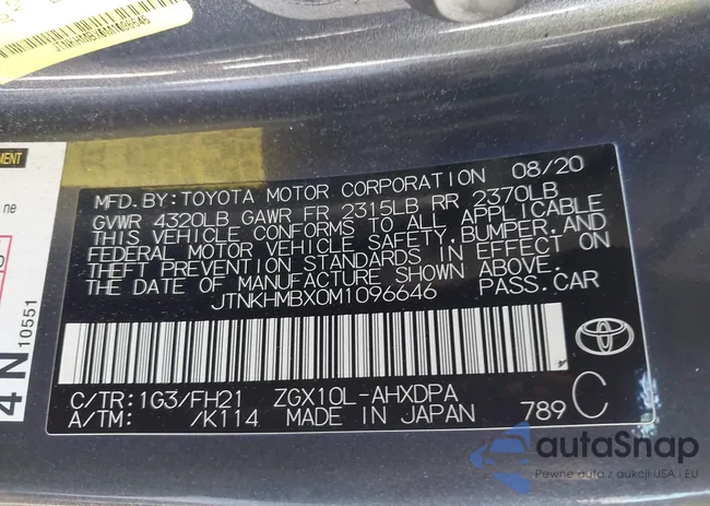 JTNKHMBX0M1096646: 44465490