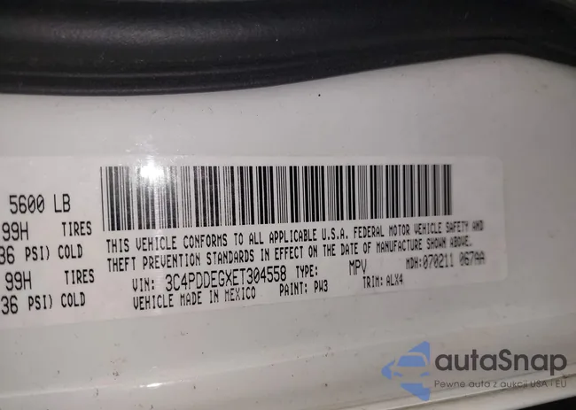 3C4PDDEGXET304558: 44465528