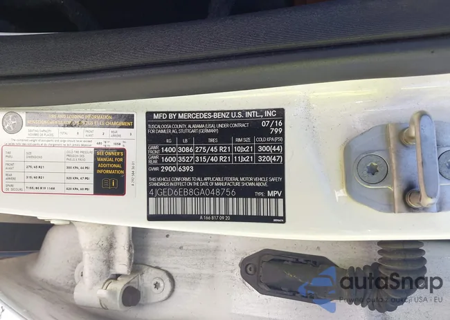 4JGED6EB8GA048756: 44465548