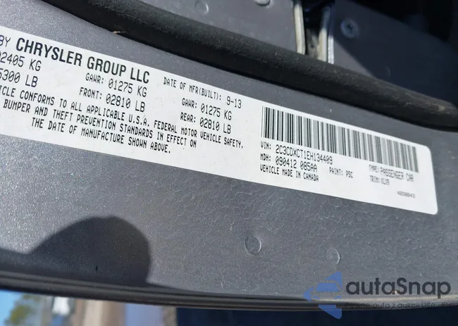 2C3CDXCT1EH134409: 44465568