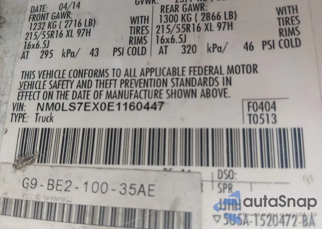 NM0LS7EX0E1160447: 44466841