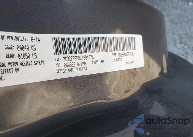 3C3CFFGE0ET294675: 44467274