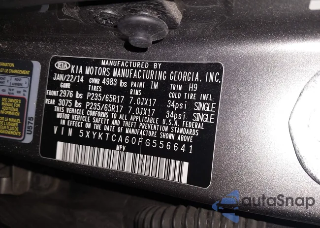 5XYKTCA60FG556641: 44466366