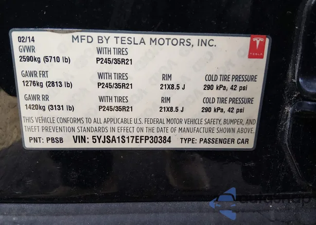 5YJSA1S17EFP30384: 44466422