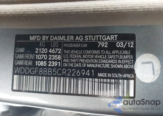 WDDGF8BB5CR226941: 44466604