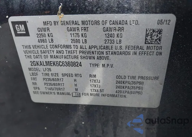 2GKALMEK6C6360824: 44466607