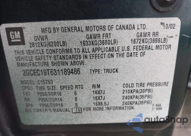 2GCEC19T631189486: 44466626