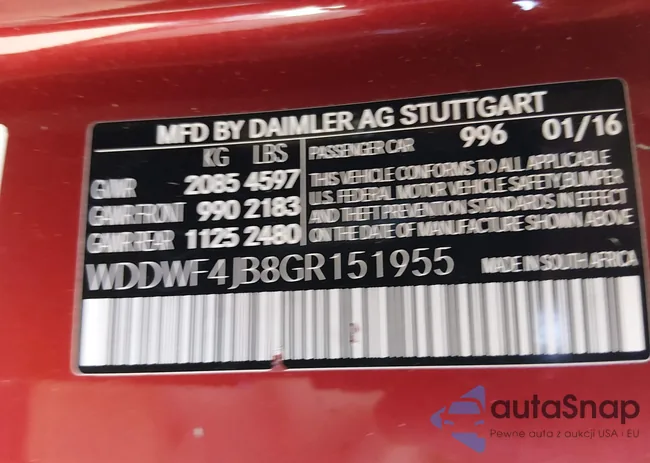 WDDWF4JB8GR151955: 44466629