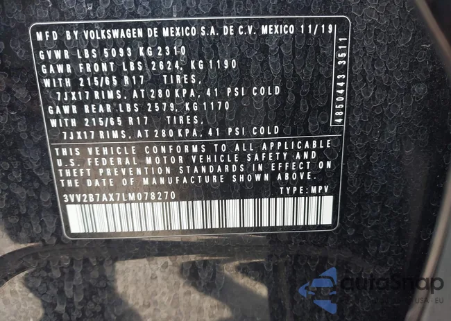 3VV2B7AX7LM078270: 44466721