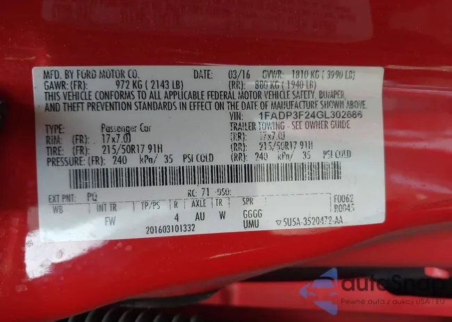 1FADP3F24GL302686: 44468244