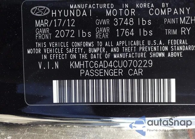 KMHTC6AD4CU070229: 44467377