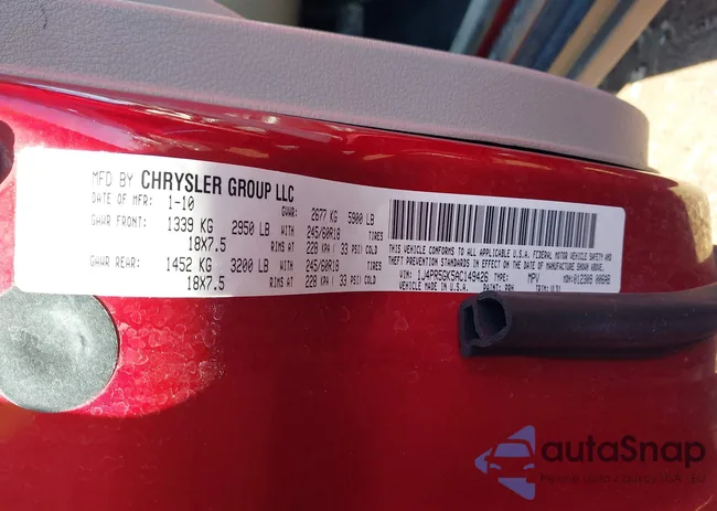 1J4PR5GK5AC149426: 44467382