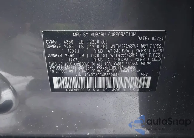 4S4BTADC4R3300951: 44467585