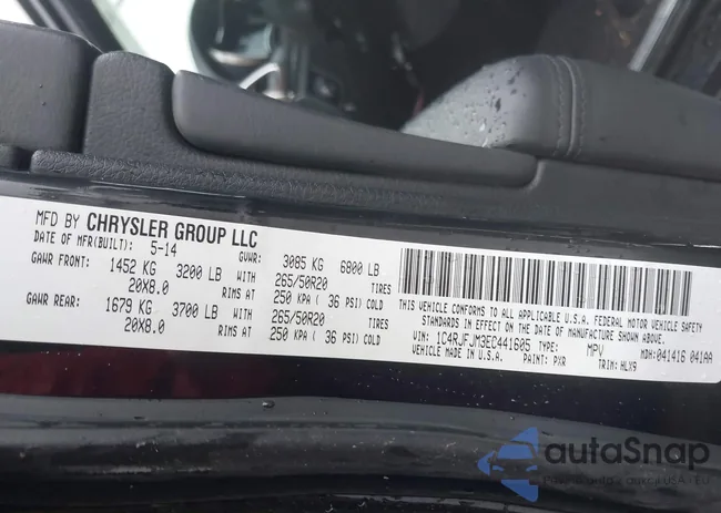 1C4RJFJM3EC441605: 44467694