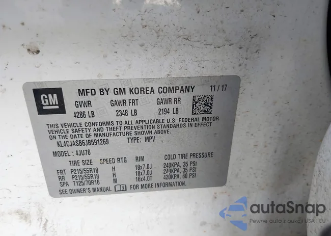 KL4CJASB6JB591269: 44467708