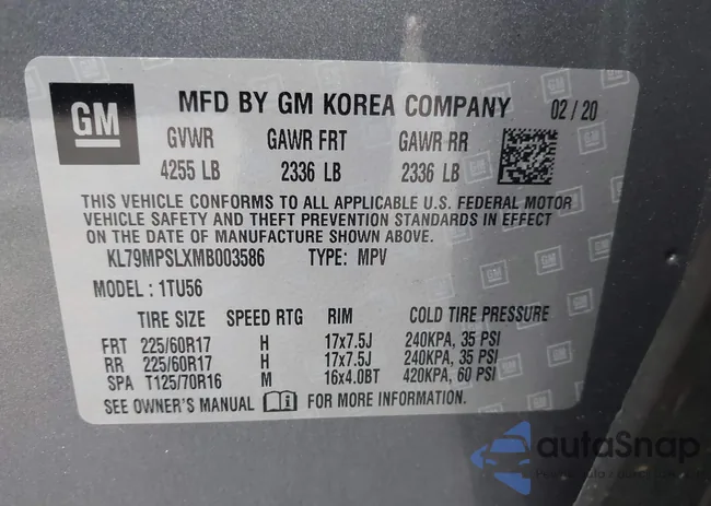 KL79MPSLXMB003586: 44468788