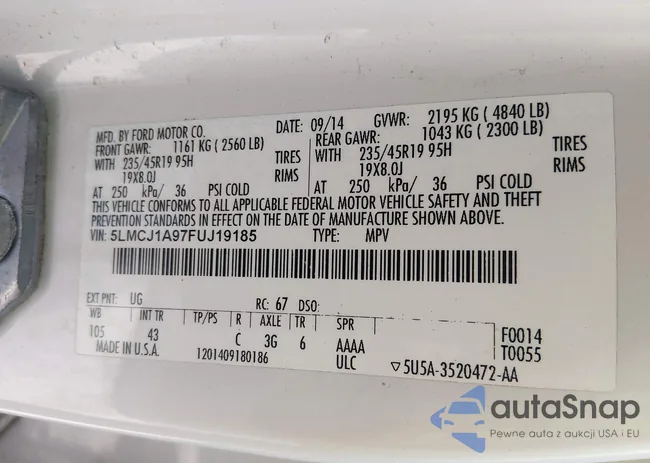 5LMCJ1A97FUJ19185: 44468862