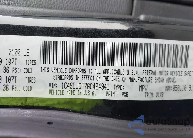 1C4SDJCT7GC424941: 44468899