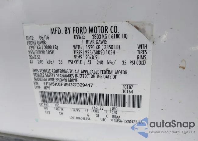 1FM5K8F89GGD29417: 44469056