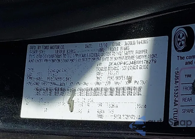 3FADP4CJ4BM178279: 44469200