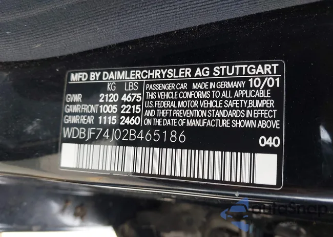 WDBJF74J02B465186: 44468398