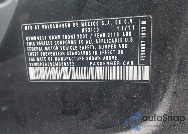 3VWDP7AJ9CM068552: 44468446