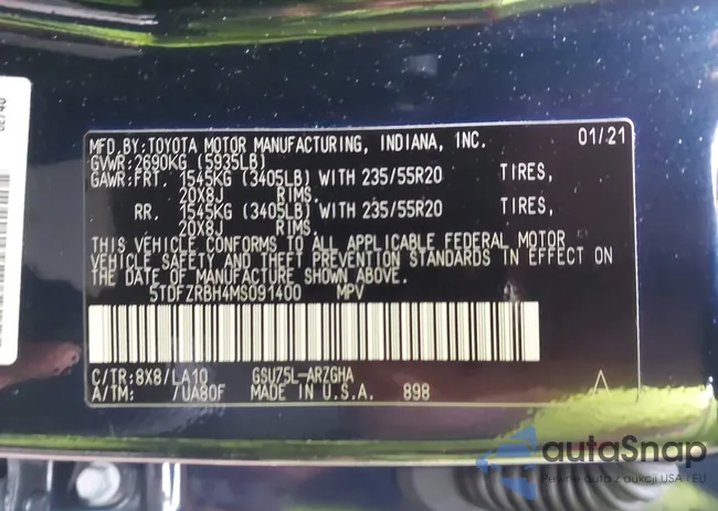 5TDFZRBH4MS091400: 44468474