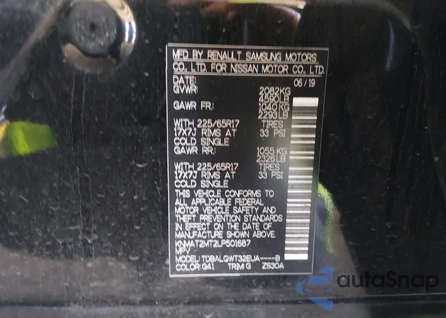 KNMAT2MT2LP501687: 44468709