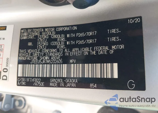 JTEEU5JR7M5232605: 44469789