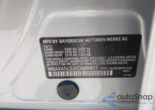 WBAXA5C52ED689407: 44470236