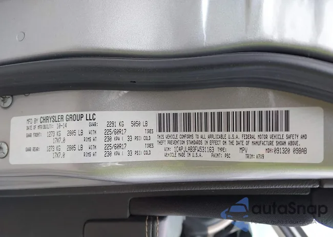 1C4PJLAB3FW531163: 44470881