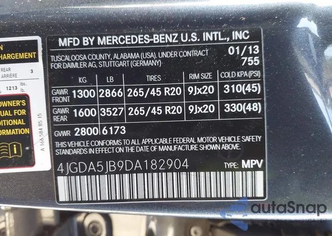 4JGDA5JB9DA182904: 44470910