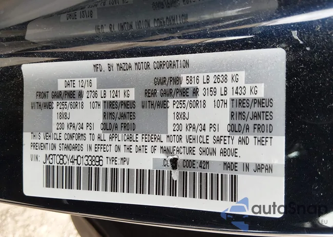 JM3TCBCY4H0133896: 44470991