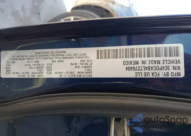 3C4PDCAB4LT276404: 44470993