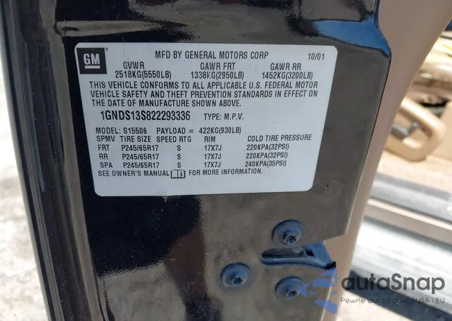 1GNDS13S822293336: 44471017