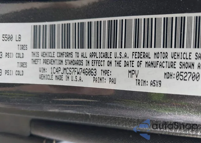 1C4PJMCS7FW746063: 44471270