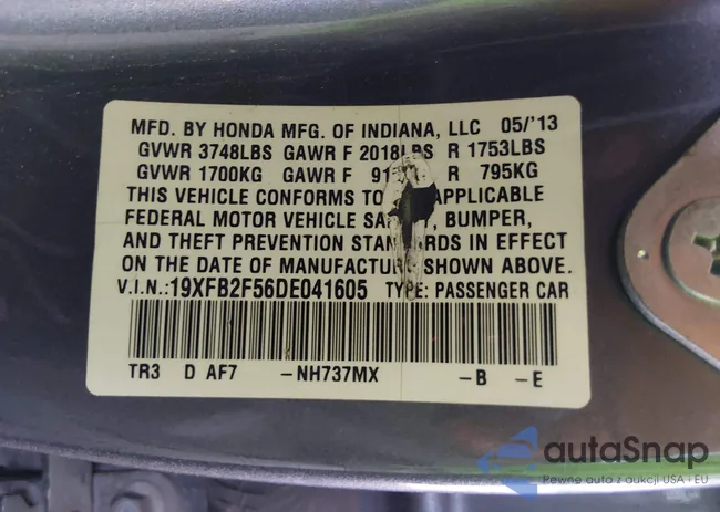 19XFB2F56DE041605: 44470591