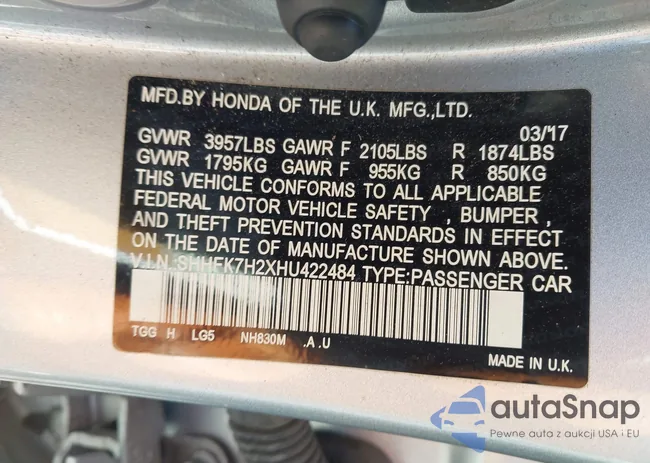 SHHFK7H2XHU422484: 44470601