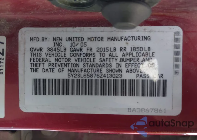 5Y2SL65876Z413023: 44472021