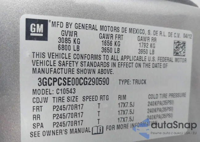 3GCPCSE00CG290590: 44472188