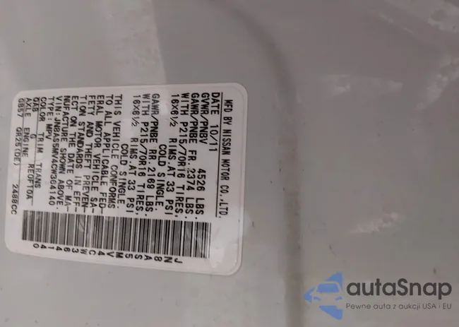 JN8AS5MV4CW364140: 44471623