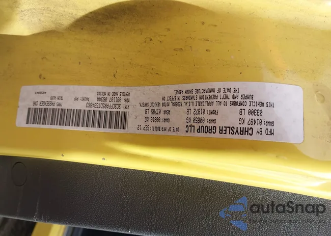 3C3CFFAR5DT534863: 44472855