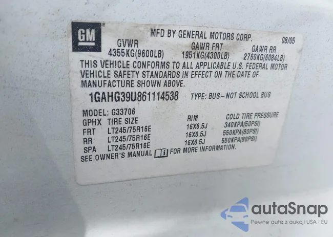 1GAHG39U861114538: 44472888