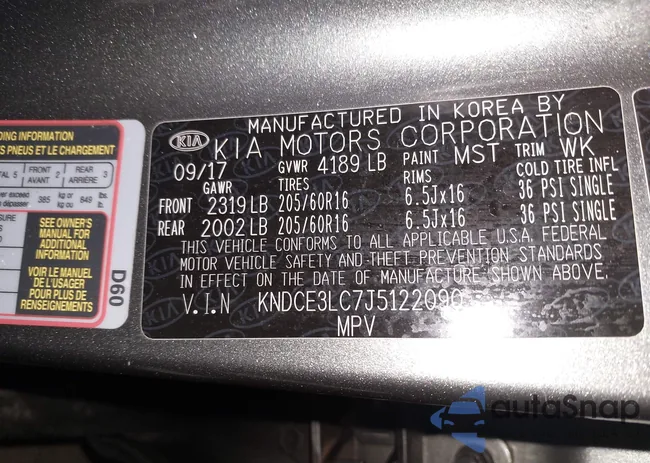 KNDCE3LC7J5122090: 44473039