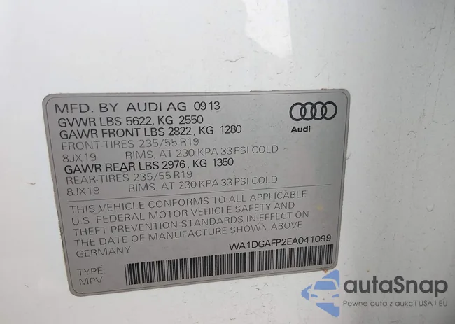 WA1DGAFP2EA041099: 44472434