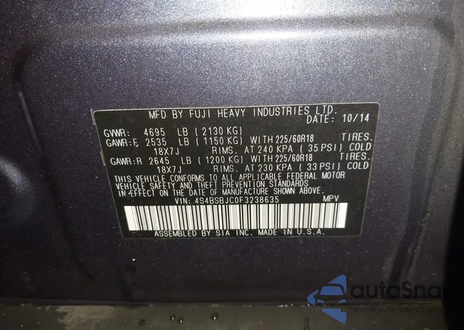 4S4BSBJC0F3238635: 44472569