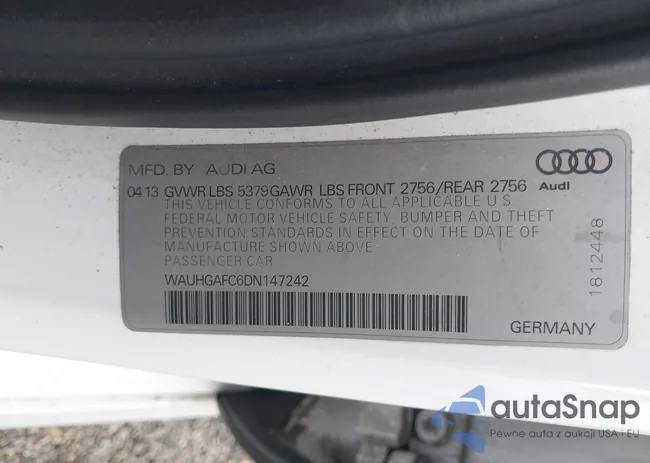 WAUHGAFC6DN147242: 44473828