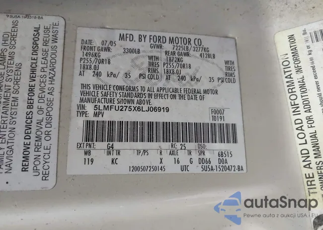 5LMFU275X6LJ06919: 44473982