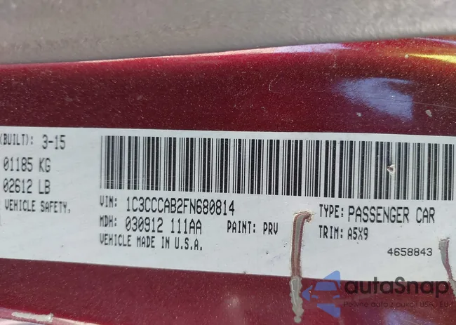 1C3CCCAB2FN680814: 44474025