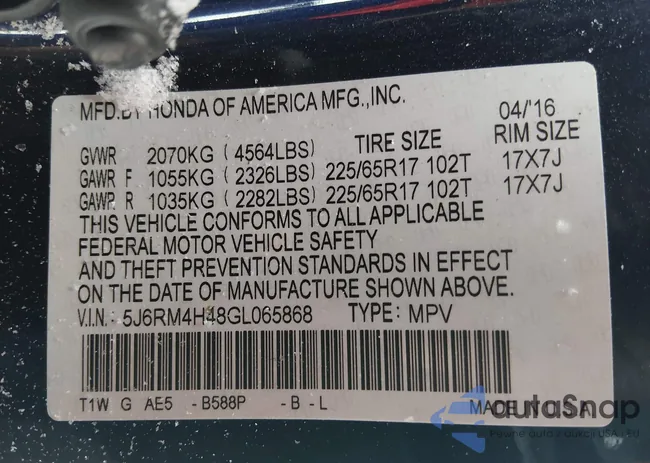 5J6RM4H48GL065868: 44474265